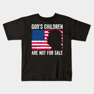 God's Children Are Not For Sale Trump Kids T-Shirt